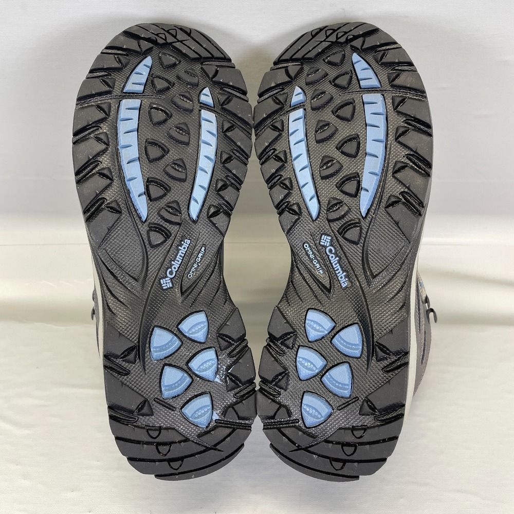Columbia Newton Ridge Plus Waterproof Hiking Boots Womens Size 9.5 Gray Shoes - Picture 8 of 10